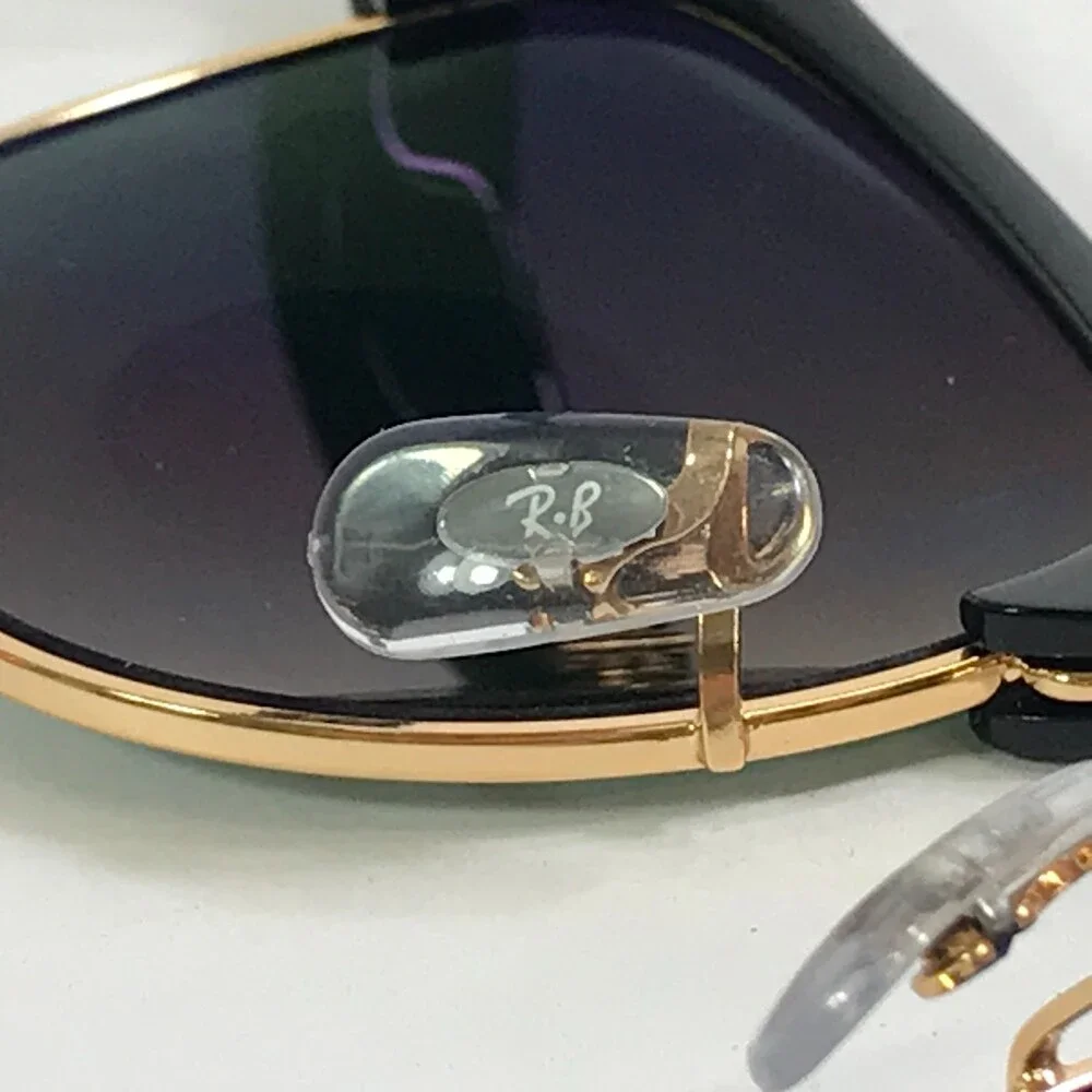 Ray-Ban Sunglasses RB3016 CLUBMASTER 901/58 Black Gold with G-15 Green Polarized